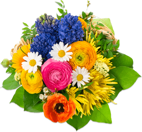 flower bouquet round transparent png stick #34080