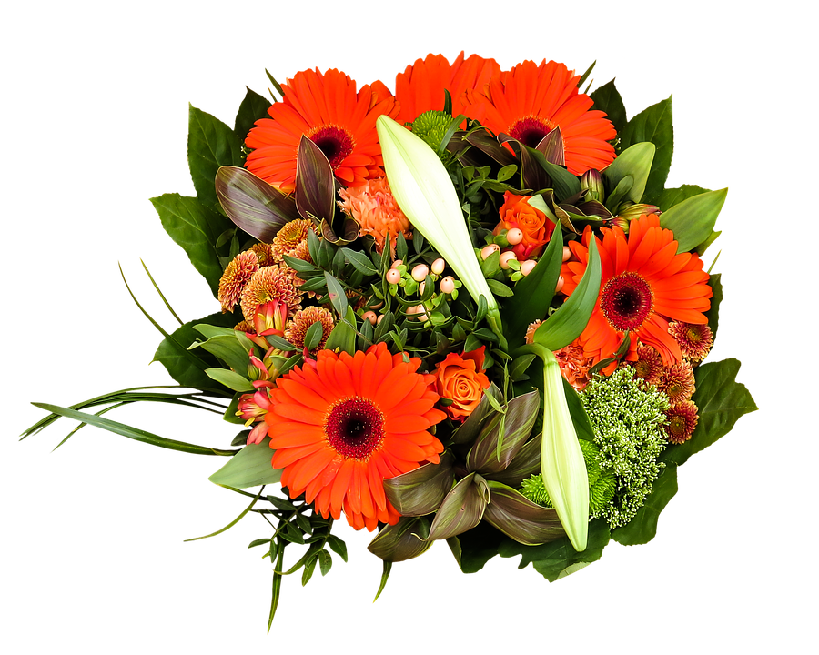 flower red bouquet photo birthday bouquet png image #34095