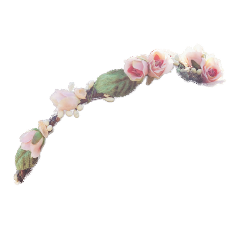 flower crown, totally transparent #30952