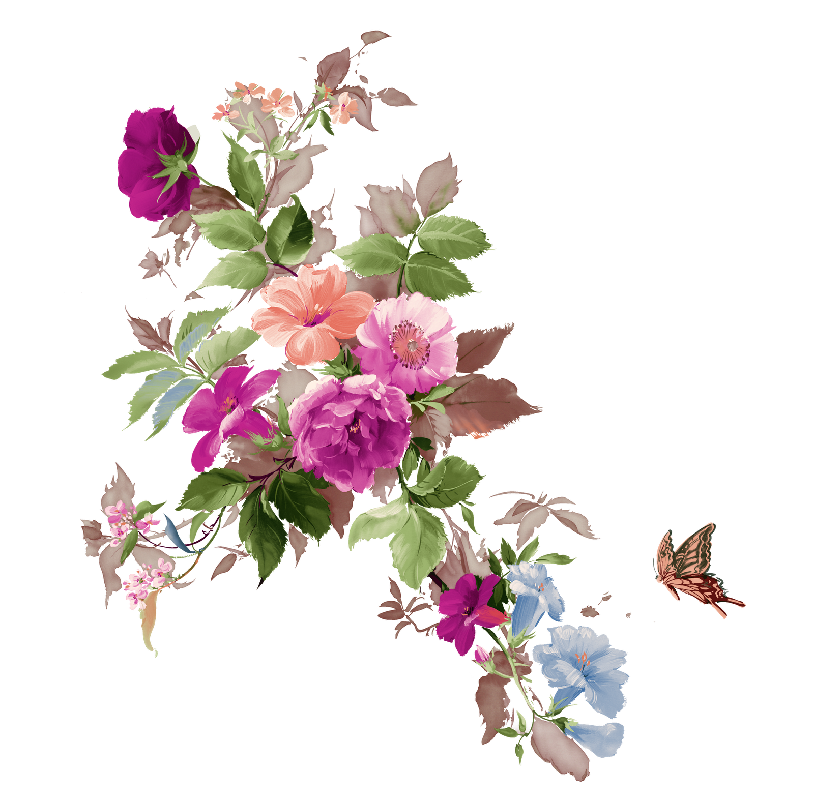 Flower PNG Images, Bouquet, Roses