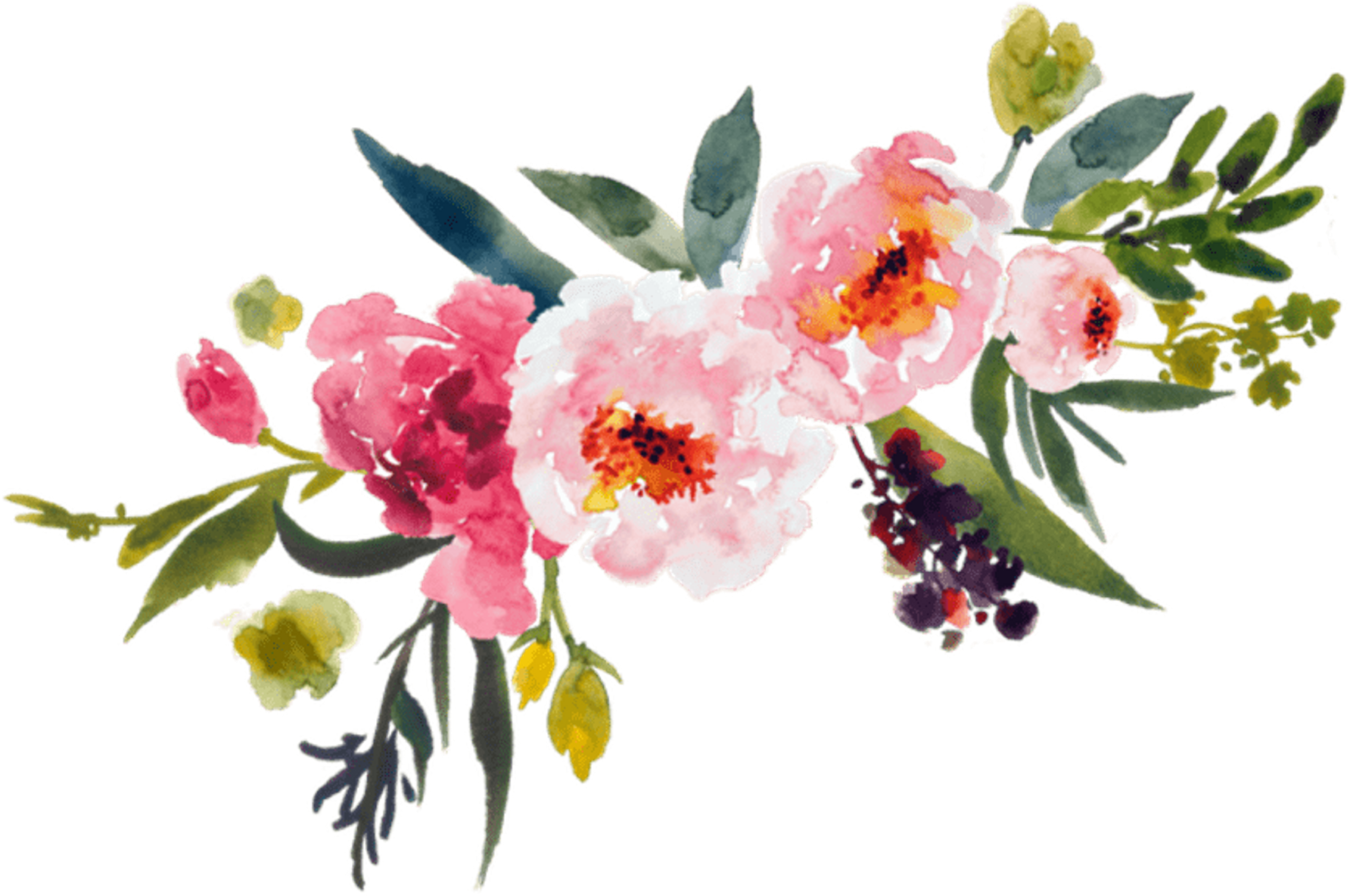 flower watercolor, painting flower bouquet clip art leaves transprent #31293