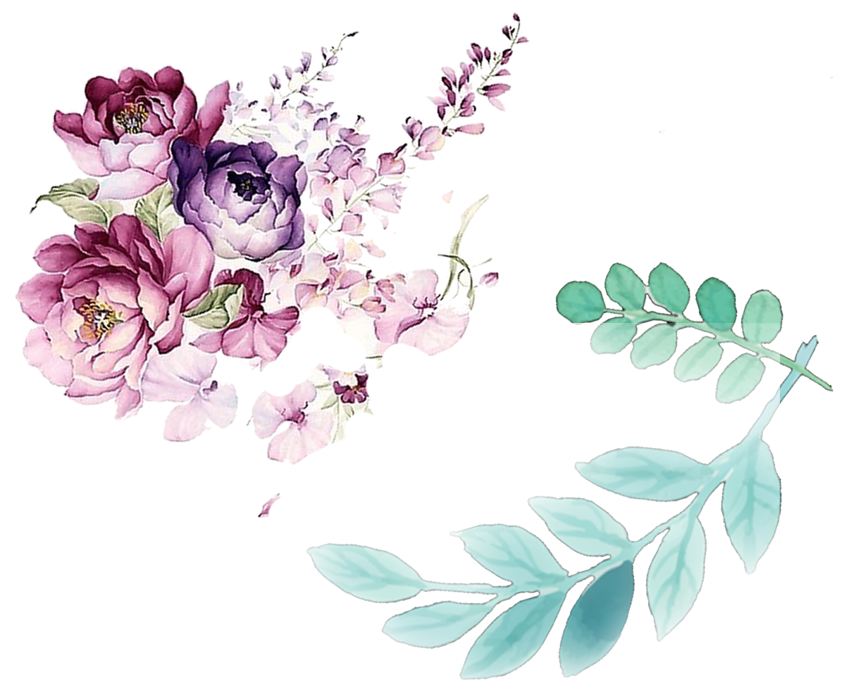 Watercolor Flower SVG PNG