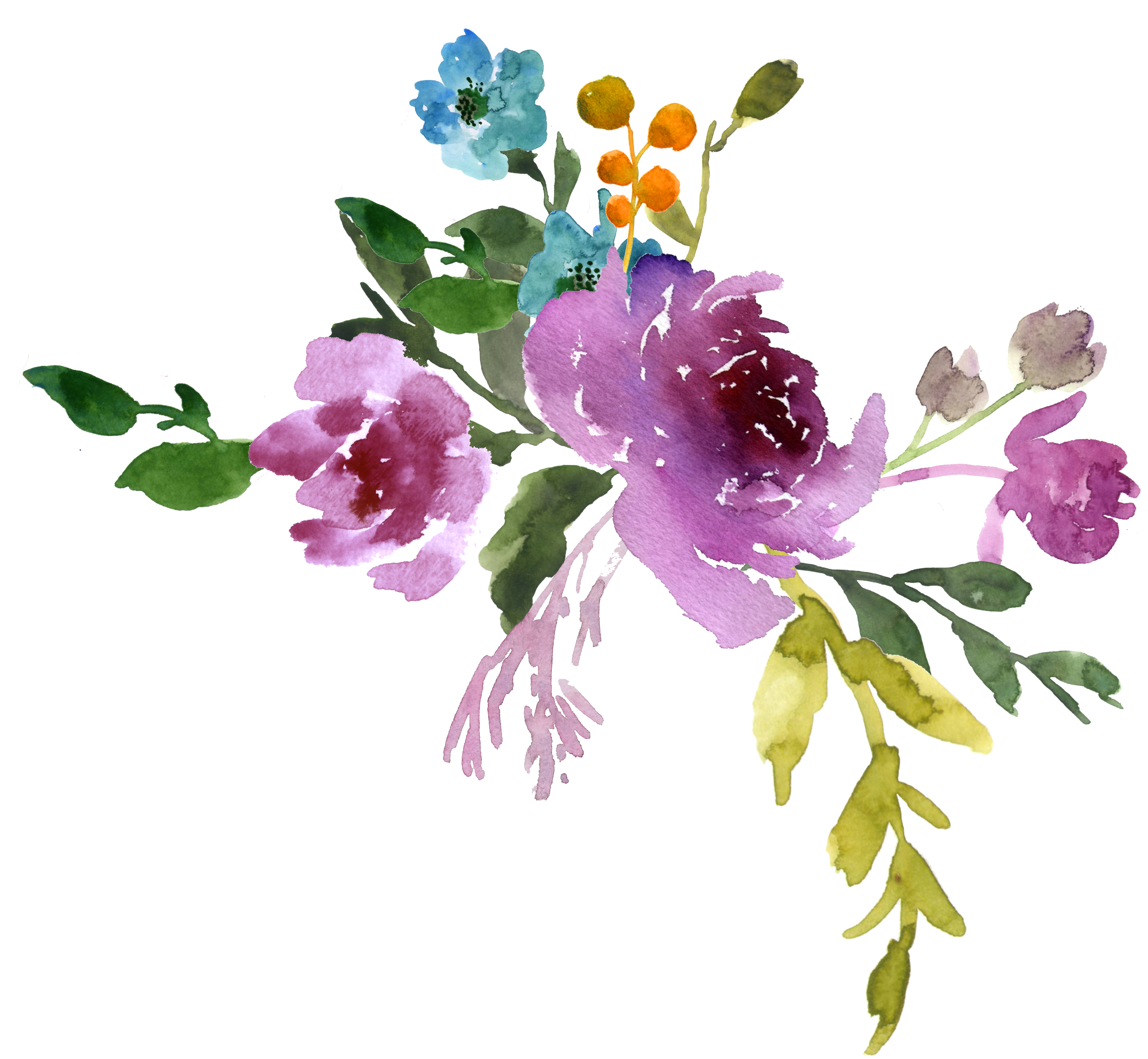 flower watercolor, watercolor flowers transparent png pictures icons #31292