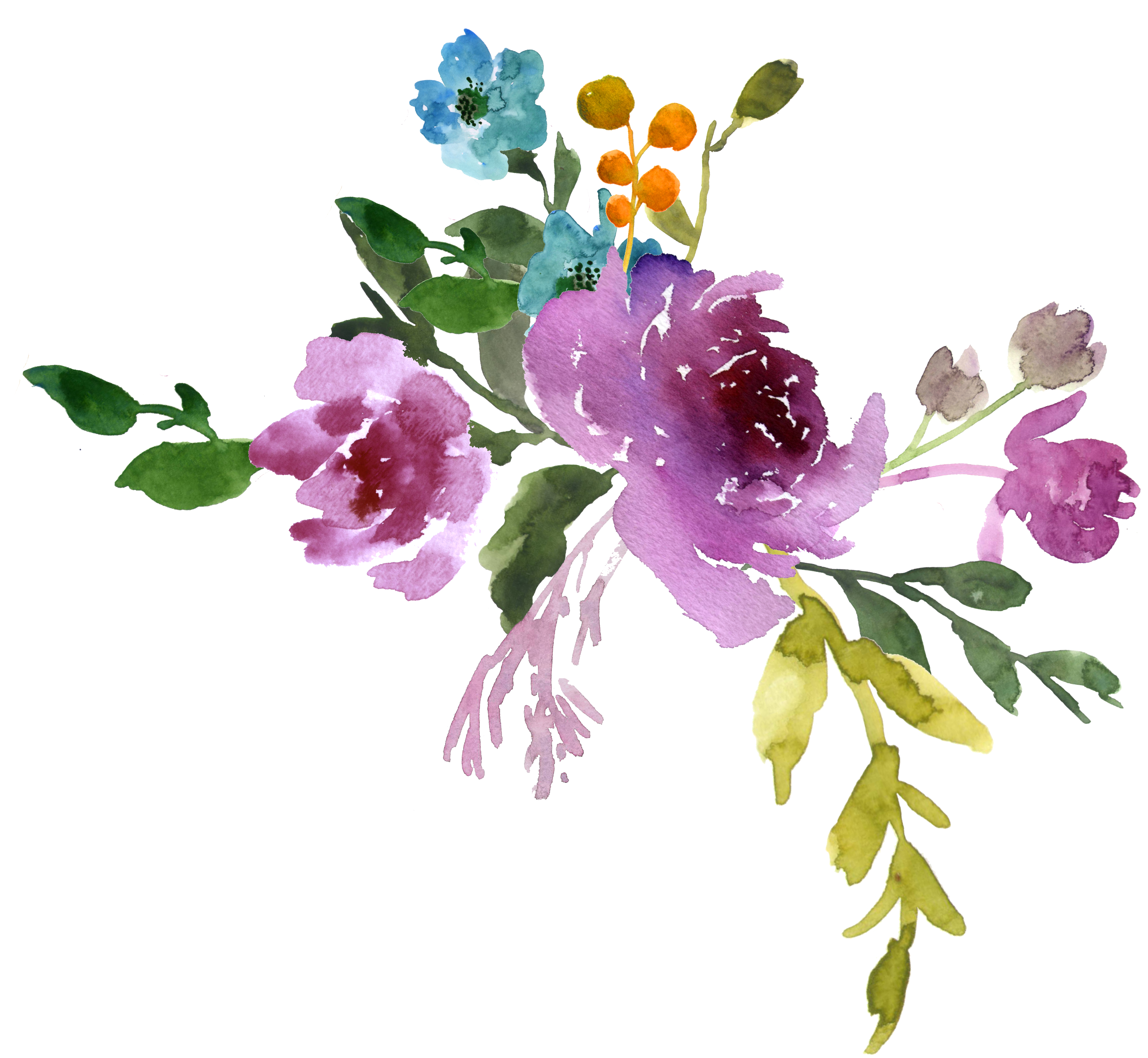  Flower  Watercolor  PNG Pictures Free  Download Free  