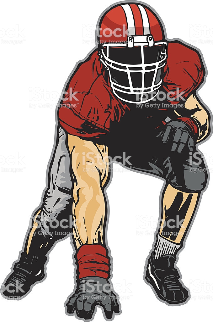 american football player clip art vector images #35007