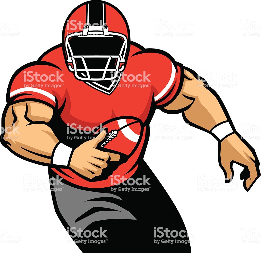 football player best quarterback illustrations royalty vector #34996