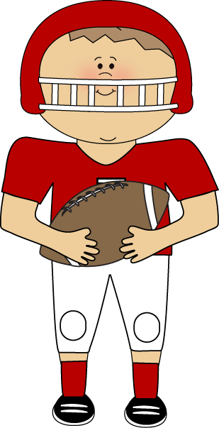 football player clip art football player image #34997