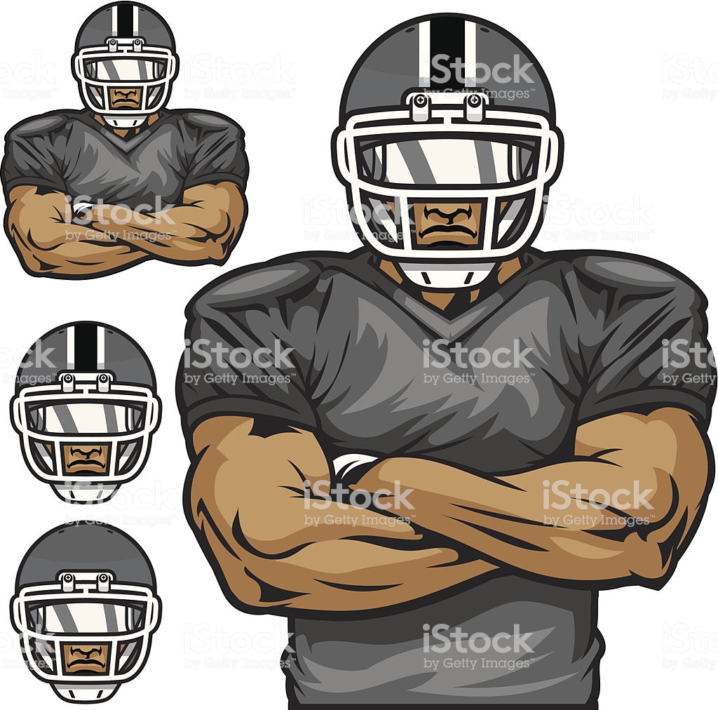 football player clip art vector images illustrations #35010