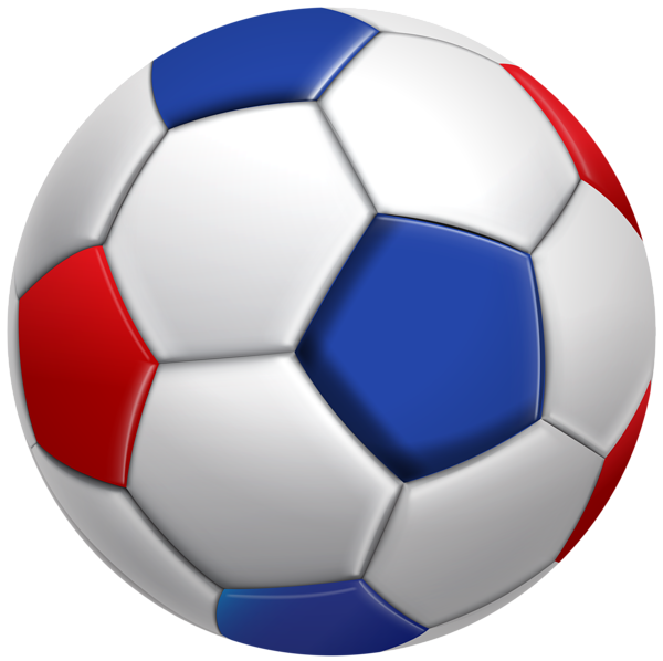 blue, red, whit ball, football #8896