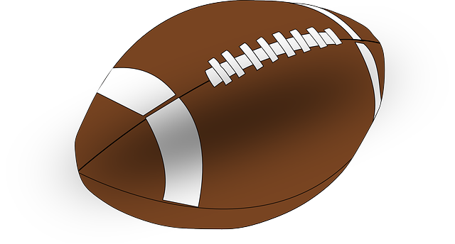 vector graphic american football ball #8897