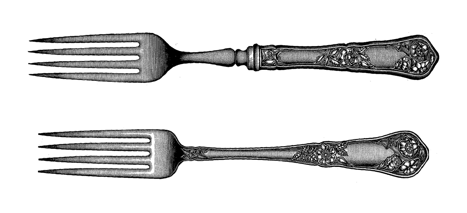 old fancy fork model png image #24483