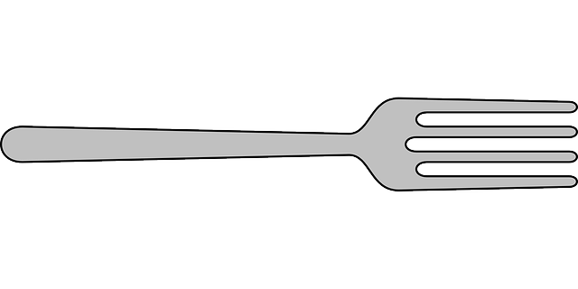 fork cutlery kitchenware vector graphic pixabay #24422