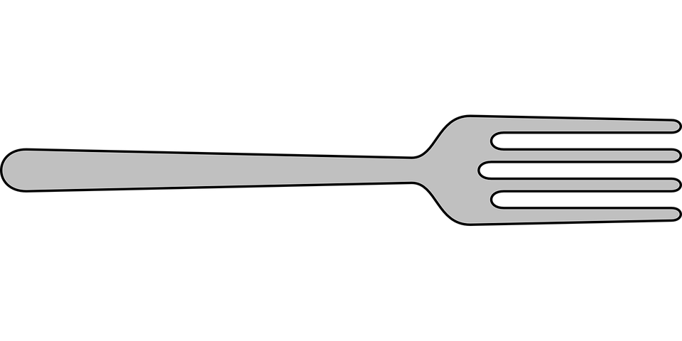 fork cutlery kitchenware vector graphic pixabay #24469