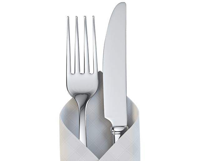 cutlery service for guest png #24466