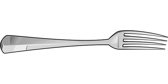 fork utensil dinner vector graphic pixabay #24406