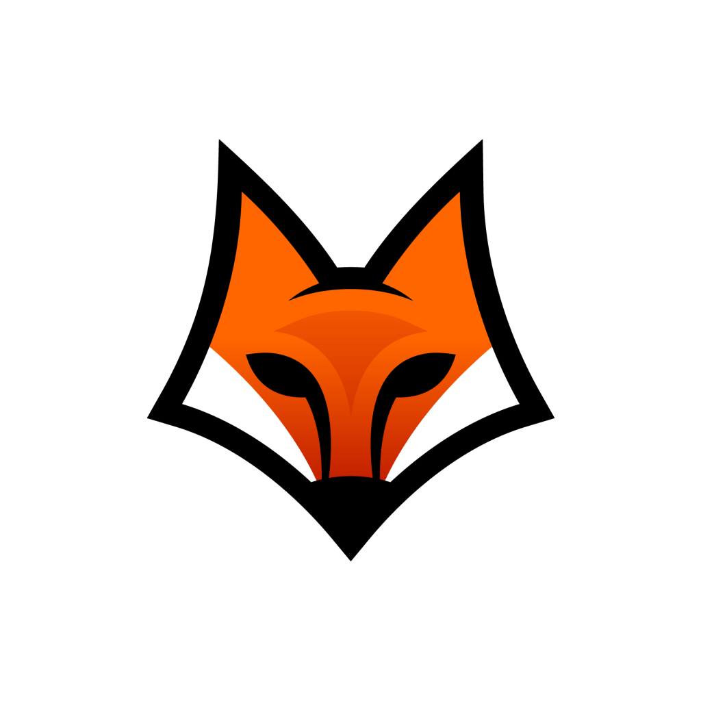 fox head art logo png transparent png logos #28590