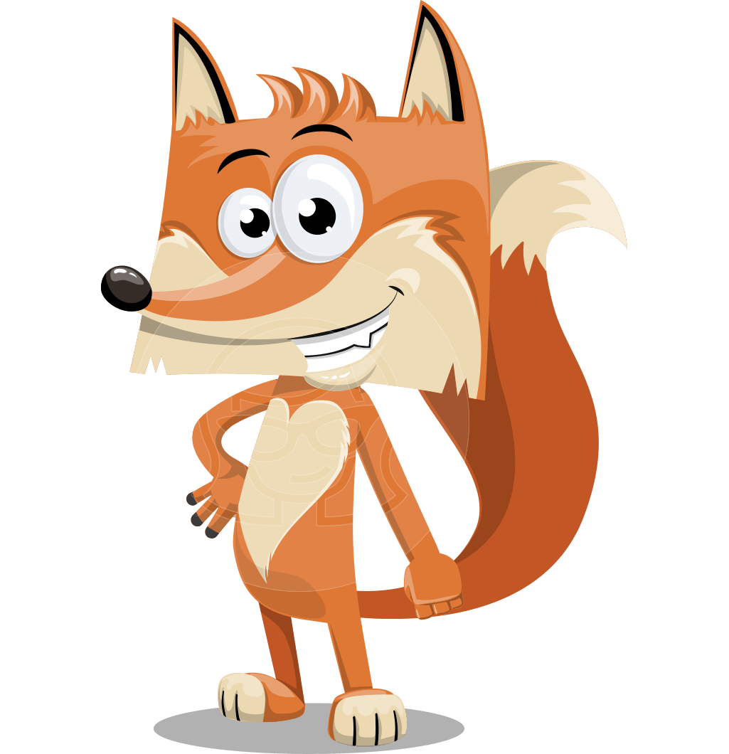 png fox cartoon transparent fox cartoon images pluspng #28543