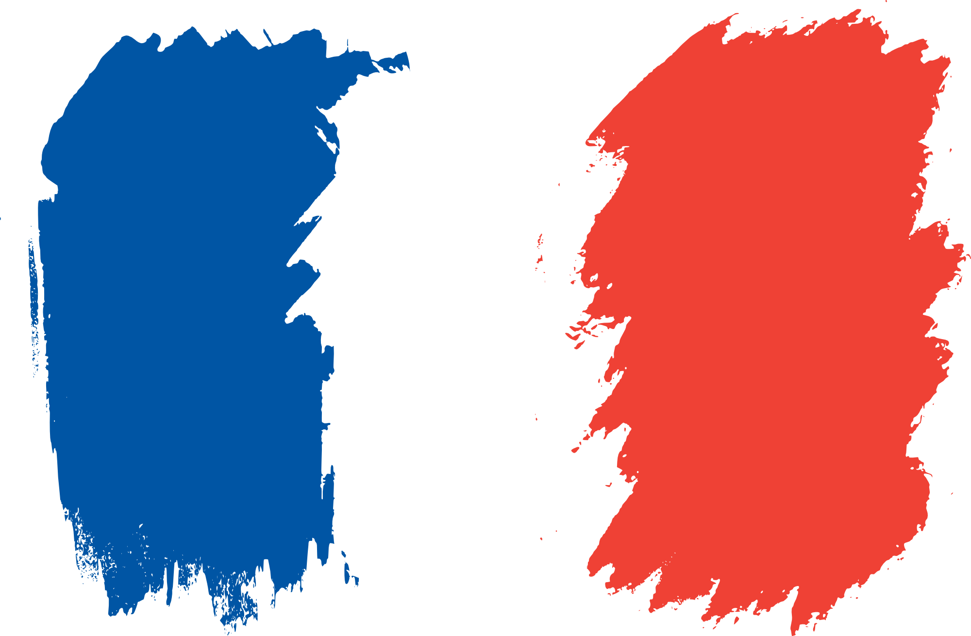 brushed flag france transparent #8058