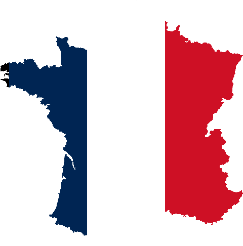 file silhouet france with flag #8038