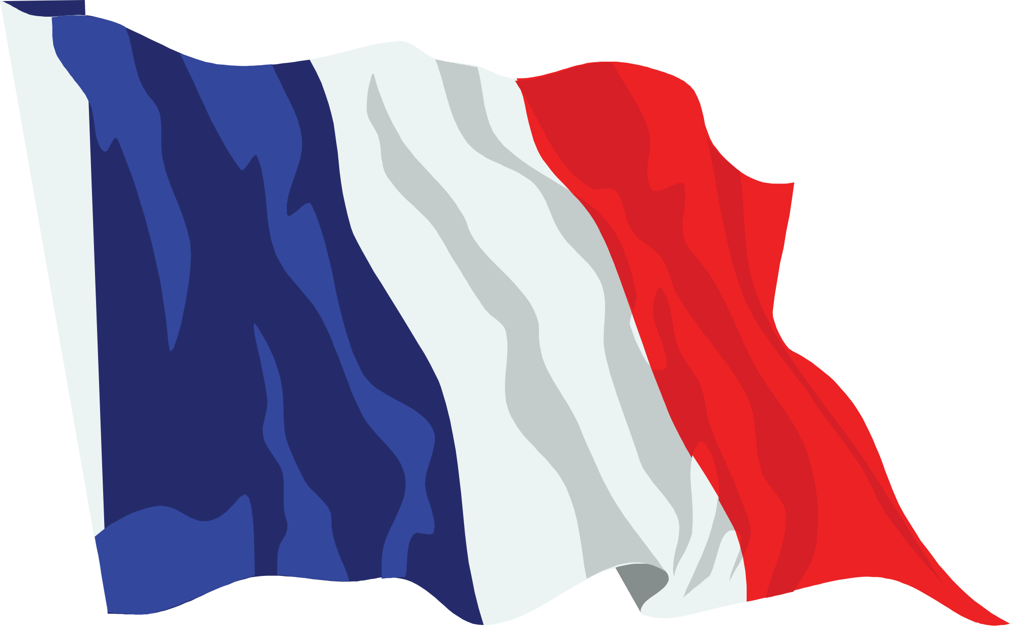 france waving flag #8037