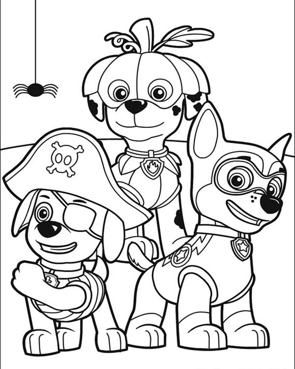 Paw Patrol Coloring Pages