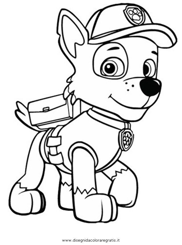 free coloring pages of paw patrol smiley #2627