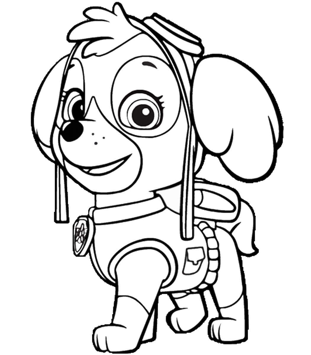 free coloring pages of paw patrol symbol #2619