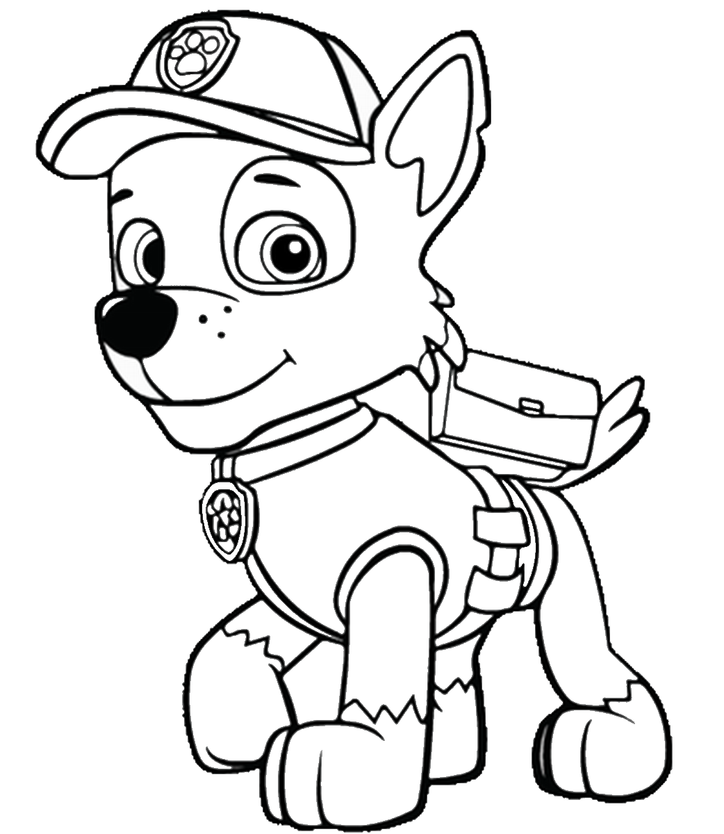 free paw patrouille coloring pages png #2617