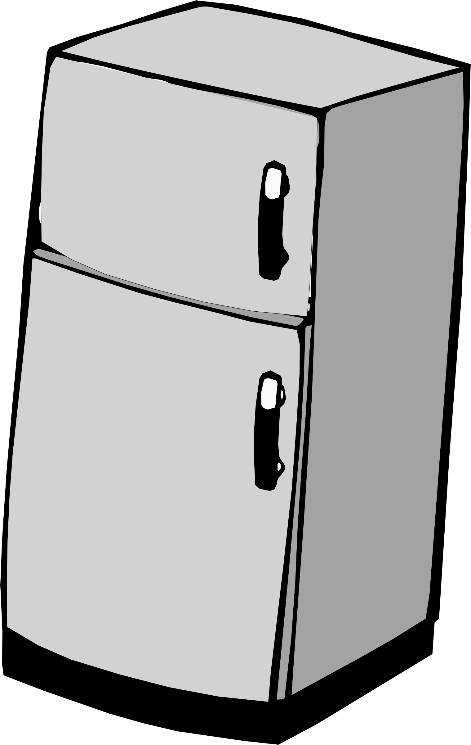 fridge, clipart refrigerator #18260