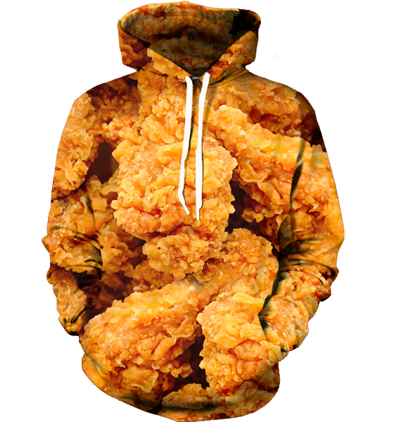 fried chicken hoodie all over print apparel getonfleek #15494