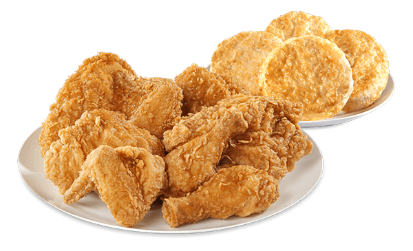 fried chicken, piece biscuits box tri arc bojangles #15461