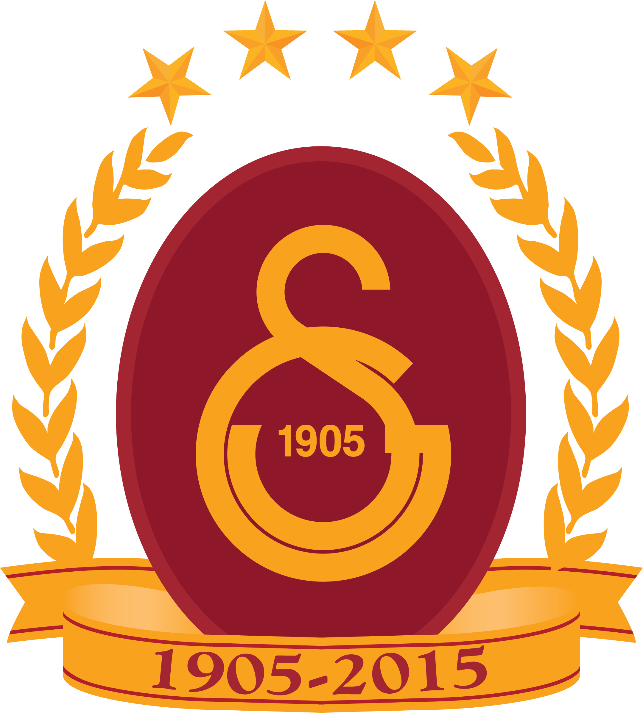 galatasaray amblem png transparent red and gold image #41709