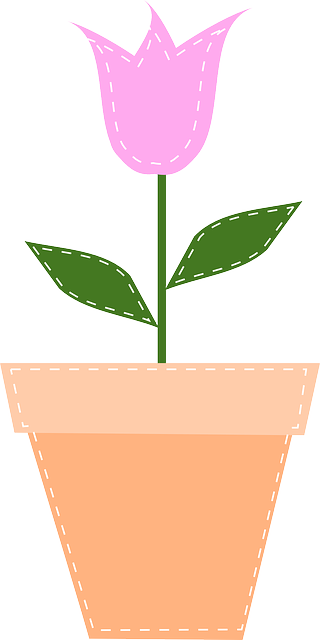 gambar bunga tulip flowerpot tulip easter vector graphic pixabay #35708