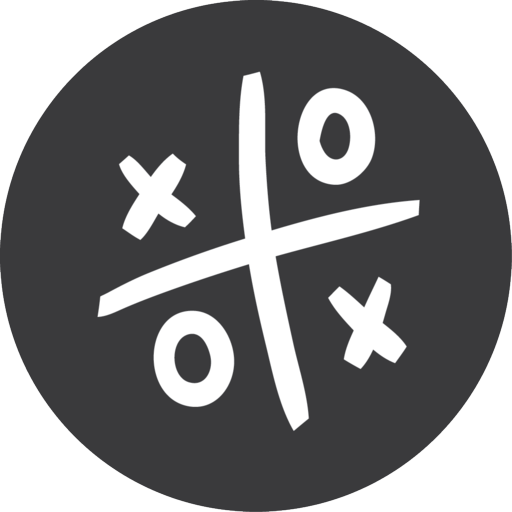 tic tac toe game grey icon brain games icons softiconsm #21603