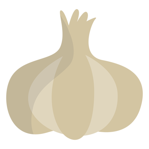 single garlic transparent clipart image #25590