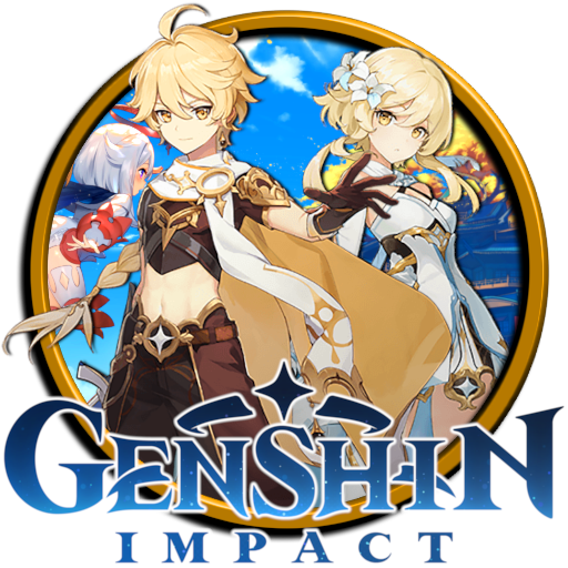 genshin impact game character circle png