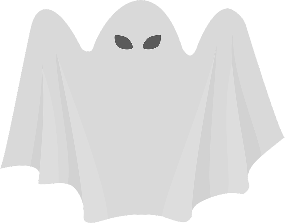 ghost halloween spooky vector graphic pixabay #17946