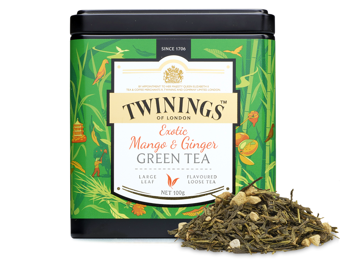 ginger tea, discovery collection exotic mango and ginger green tea #27515