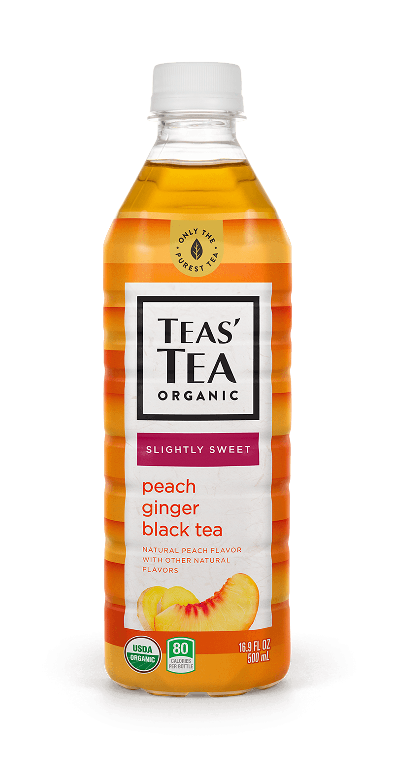 ginger tea, teas tea organic lightly sweet peach ginger black tea #27510