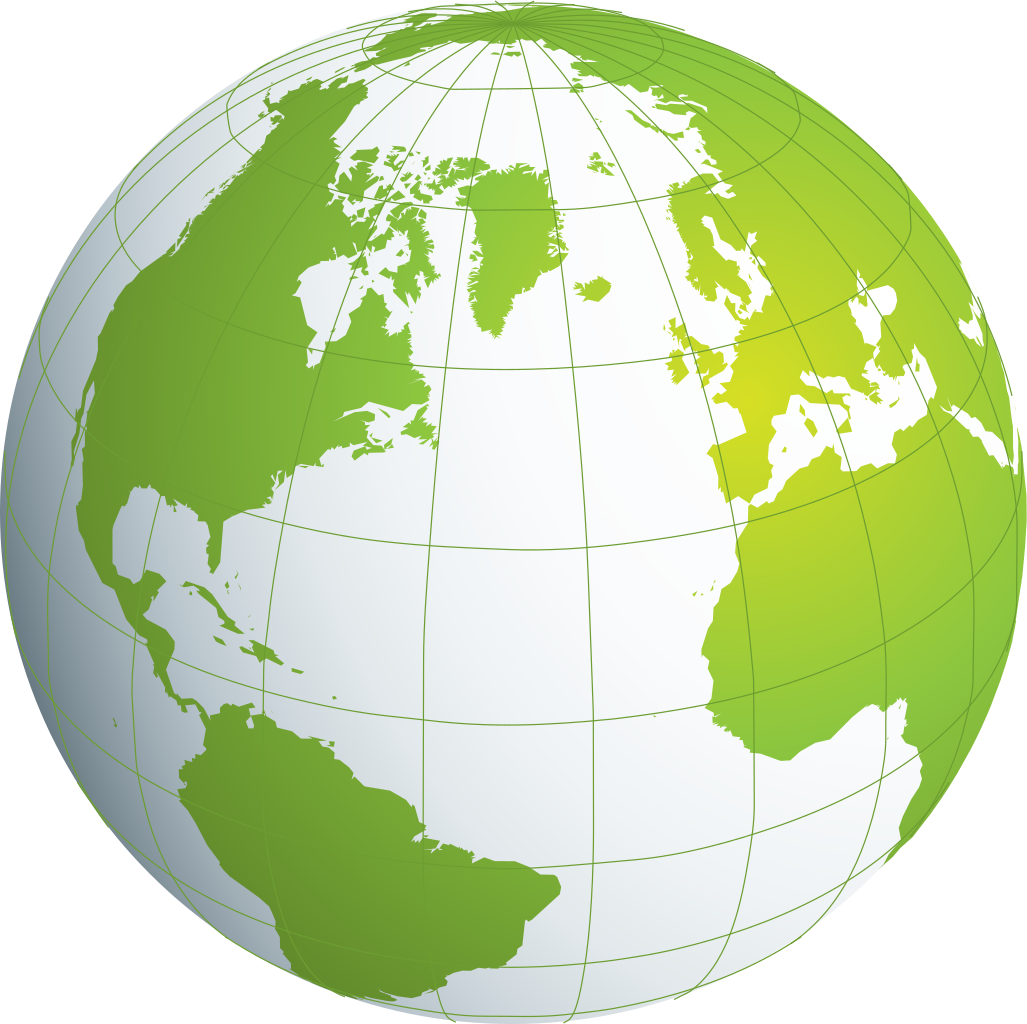 free green globe transparent image #13351