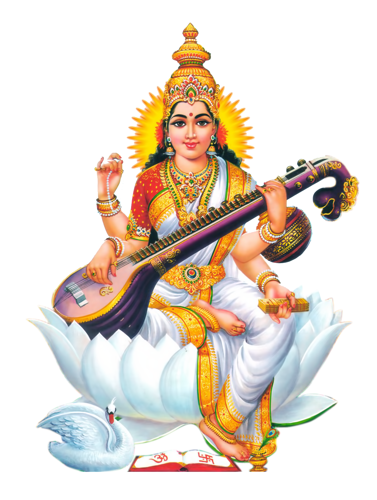 god, goddess saraswati png transparent images downloads #23974