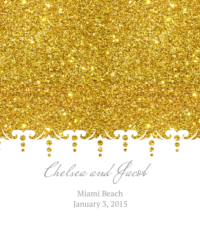 Gold Glitter Png Background