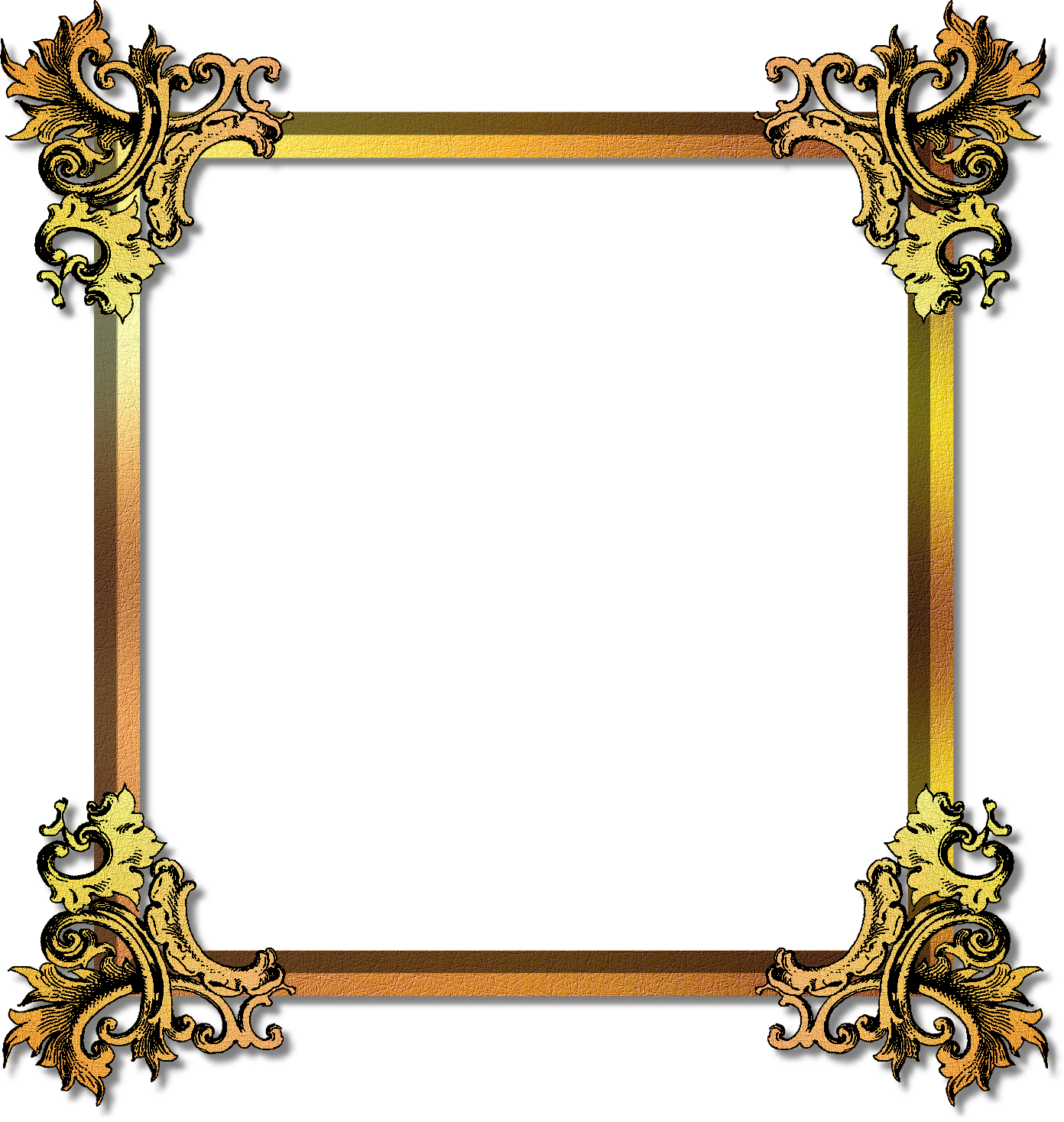 gold, photo editing material new frames #24156