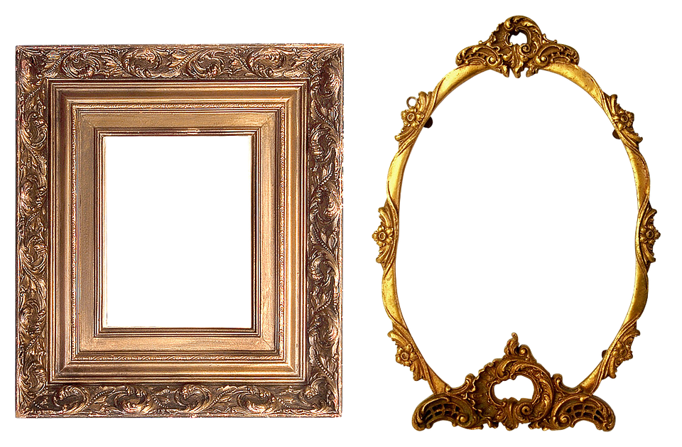 gold frame, frame carved gold image pixabay #25117