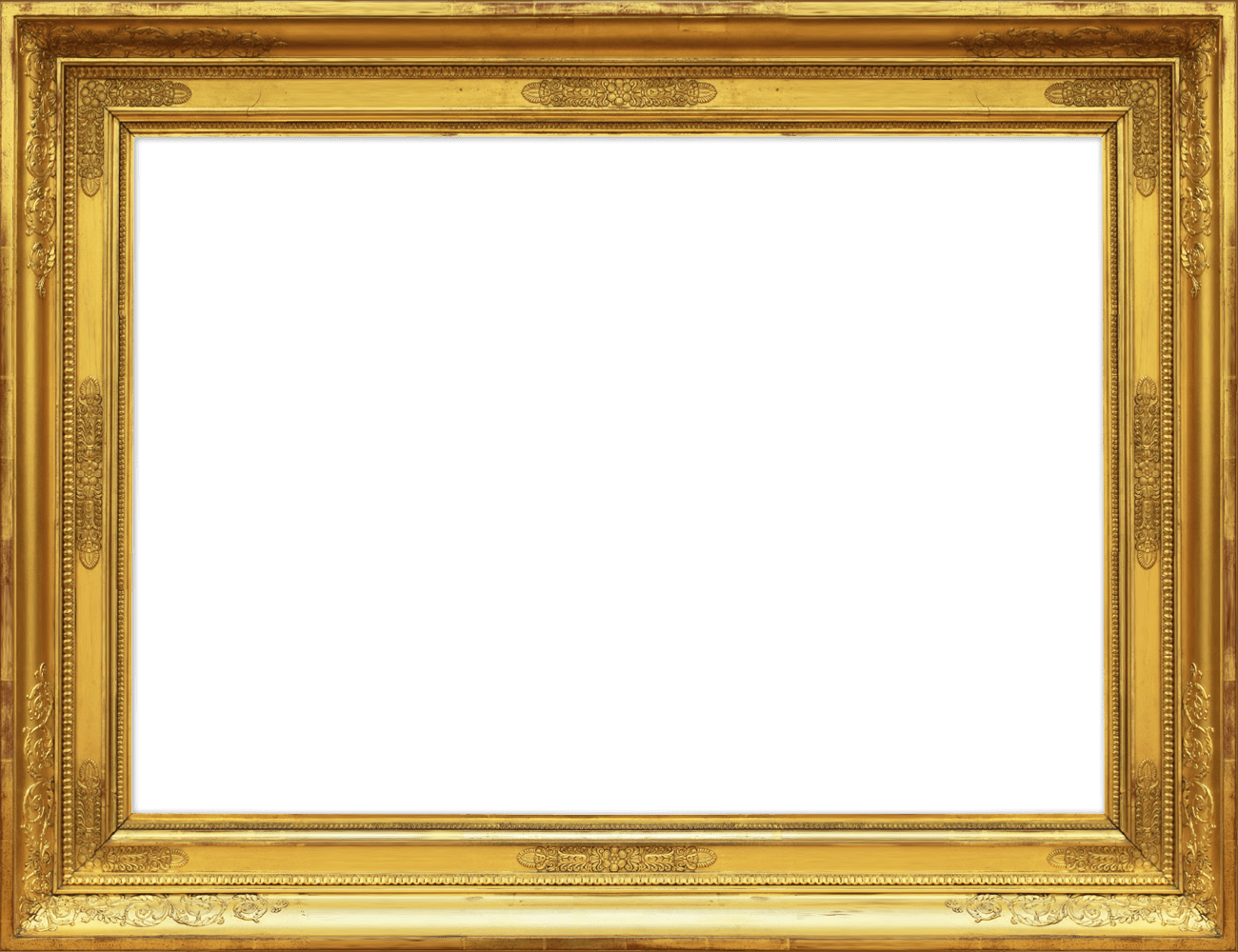 gold frame, gold luxury frame png #25111