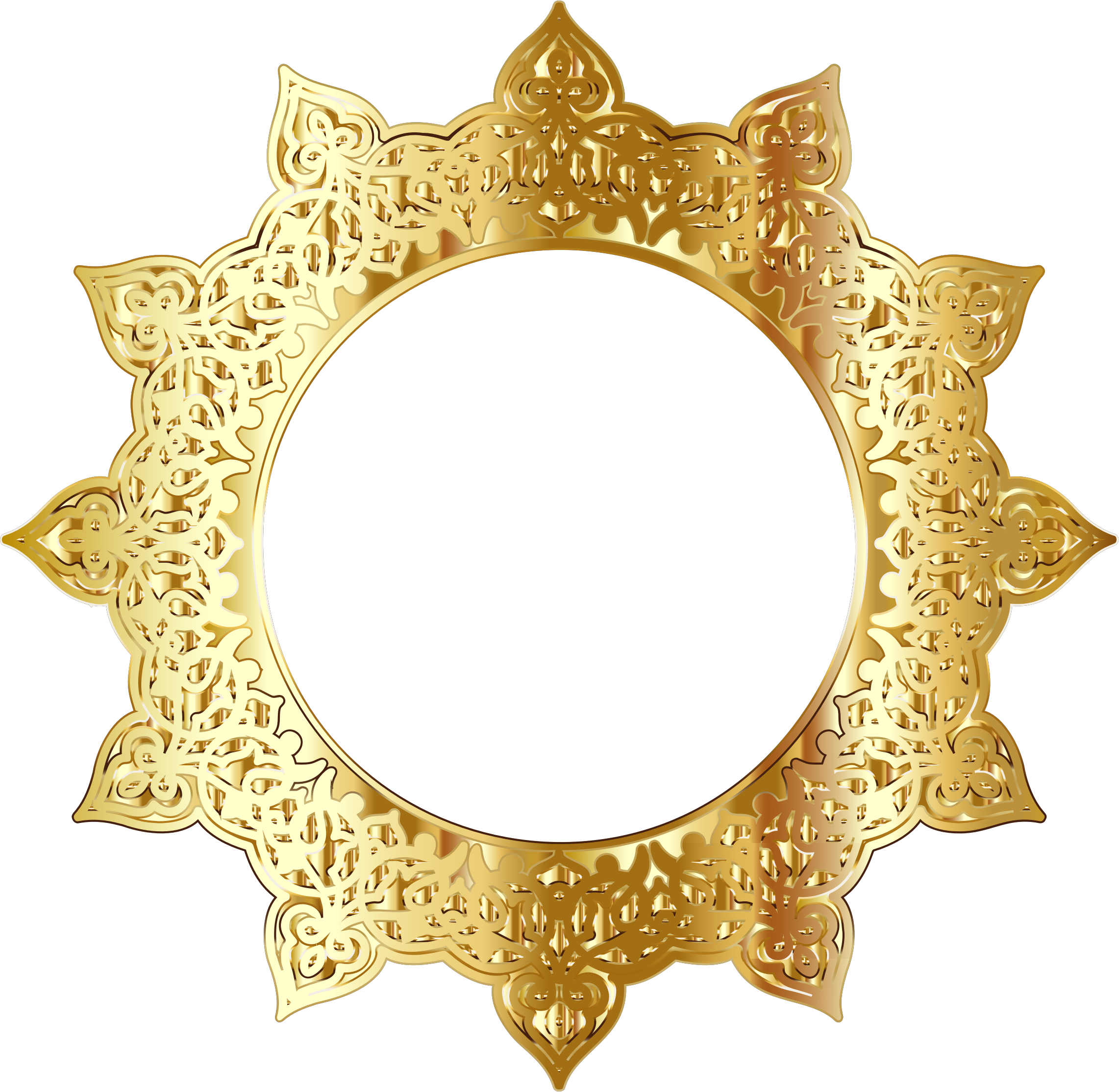 golden border, download golden round frame picture png image pngimg #31167