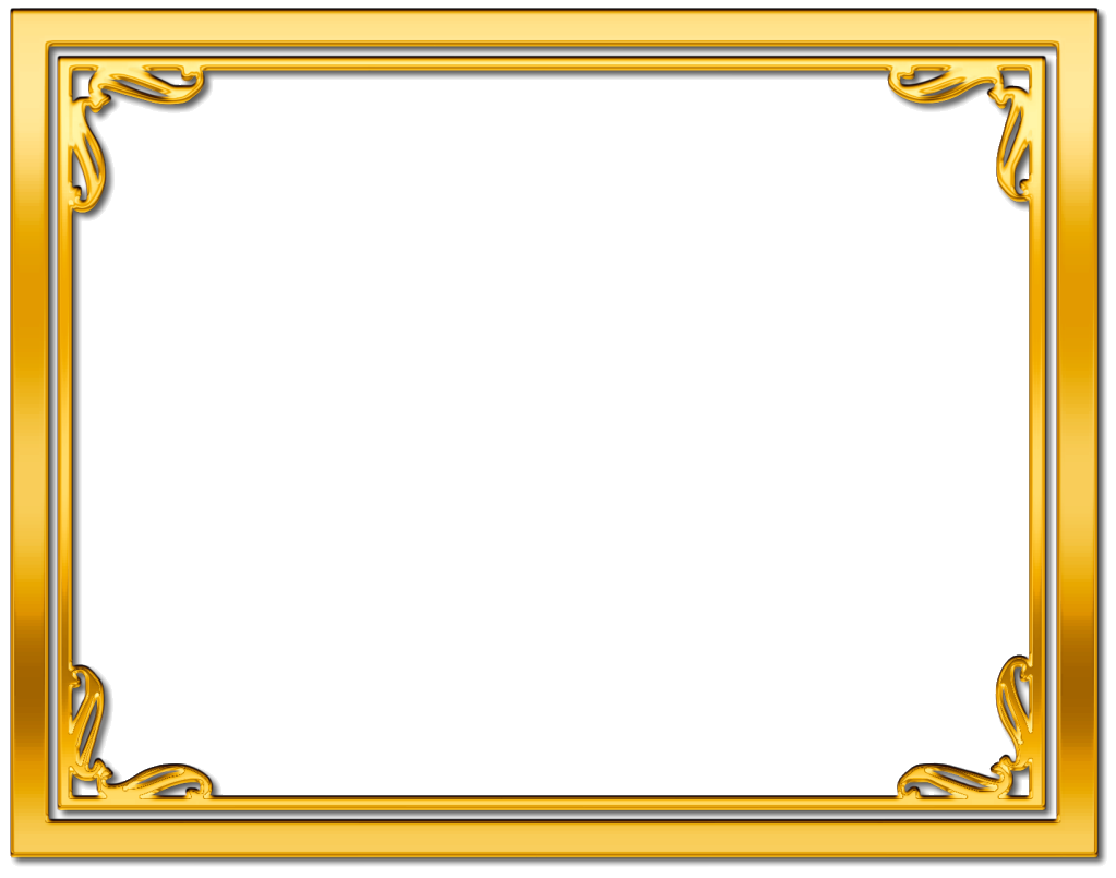 golden border, gold frame border clipart google life #31143