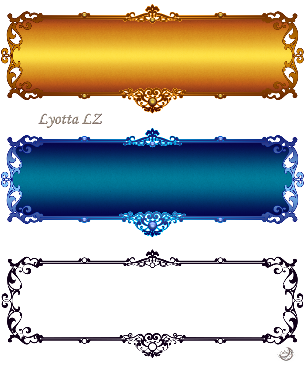 golden border png high quality mobile wallpaper #31152