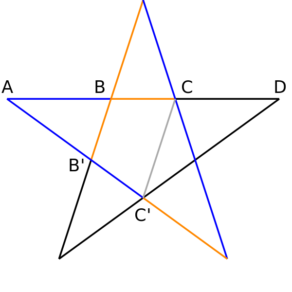 file golden ratio pentagram svg wikipedia #30812