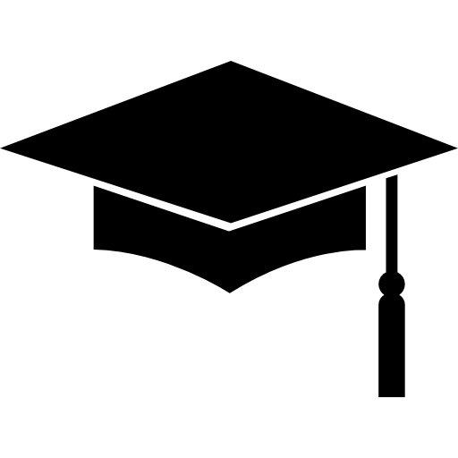 graduation cap variant education icons #34205